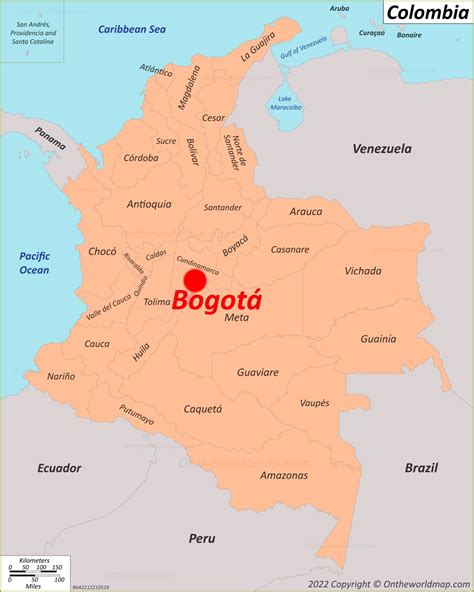 what state is bogota colombia located in.
